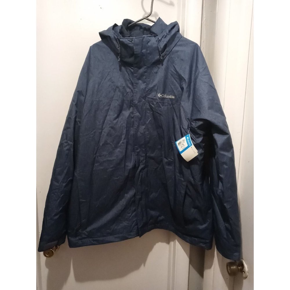 NWT MEN'S EMBROIDERED COLUMBIA THERMAL COIL INTERCHANGE COAT-XL-$250.00
